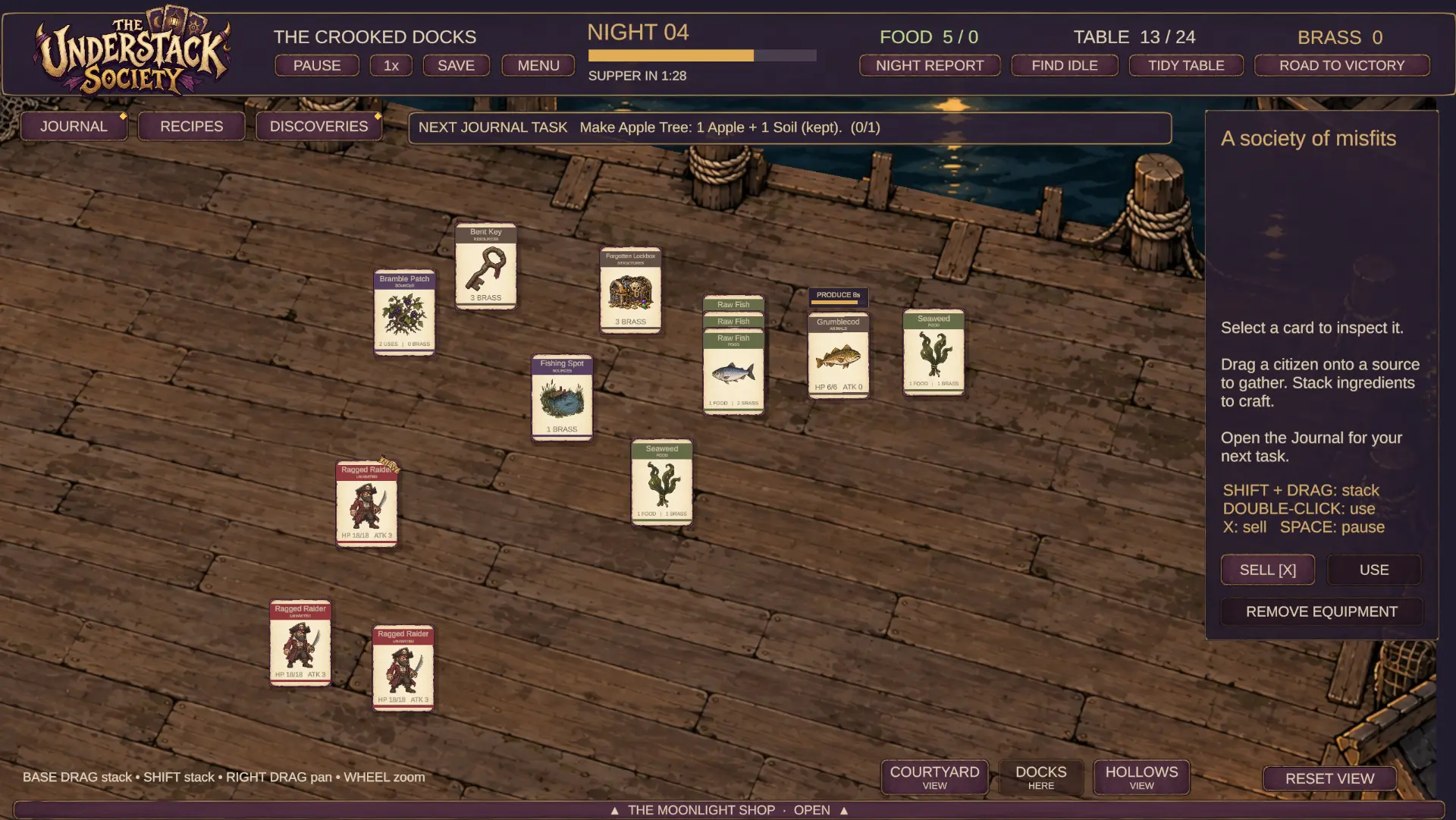 Ragged Raiders attacking the settlement at the Crooked Docks